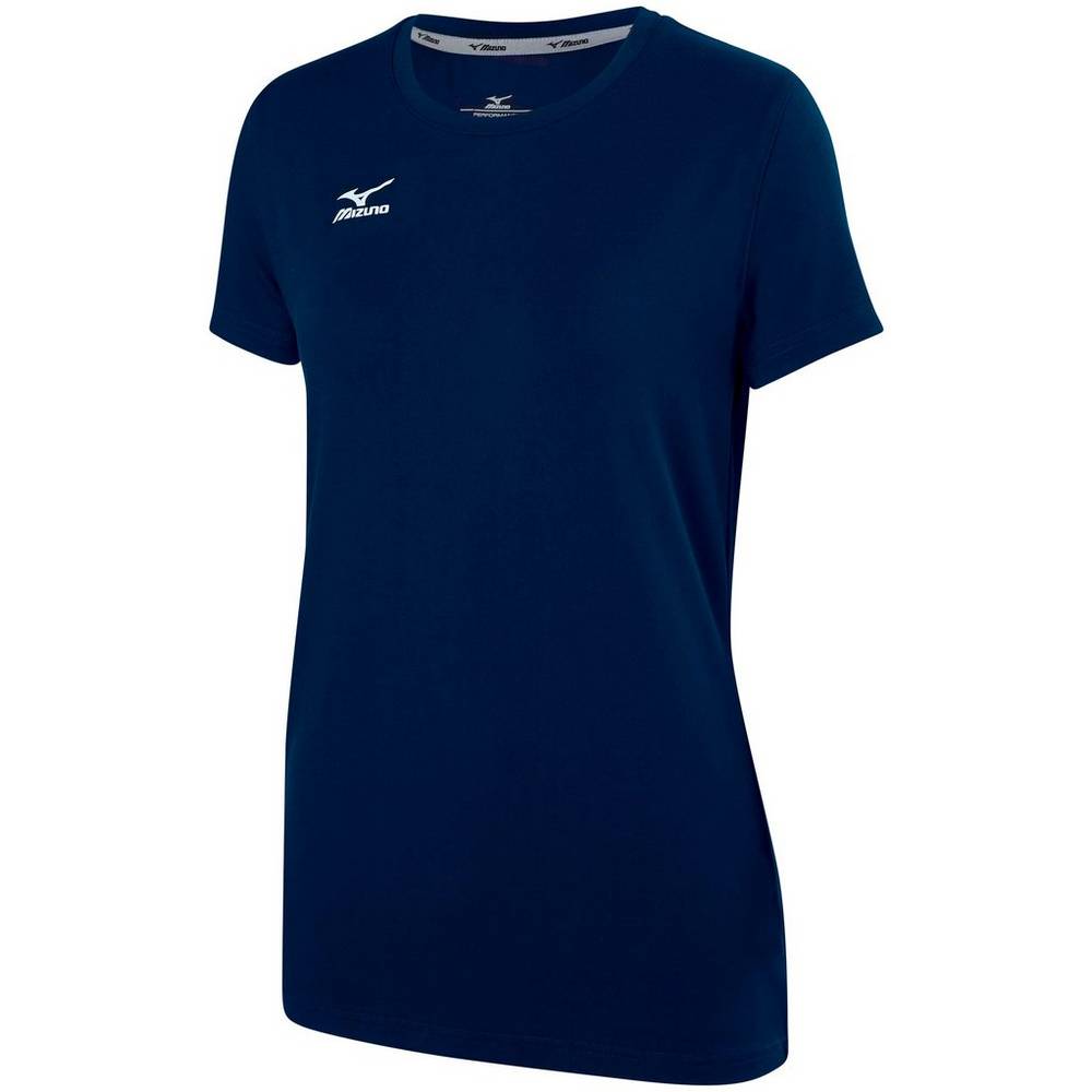 Mizuno Women's Volleyball Attack 2.0 T-Shirts Navy (440647-AYZ)